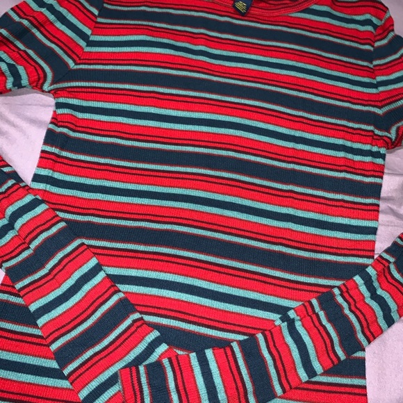 Multi Striped Long Tee - Picture 2 of 3